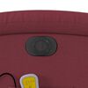 vidaXL Fauteuil de massage inclinable &eacute;lectrique Rouge bordeaux Tissu