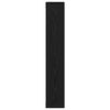 vidaXL &Eacute;tag&egrave;re murale Ch&ecirc;ne noir 36x16x90 cm Bois d'ing&eacute;nierie