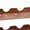 vidaXL &Eacute;tag&egrave;re &agrave; vin Marron 100 x 45 x 33 cm Bois r&eacute;cup&eacute;r&eacute; massif