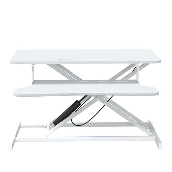 vidaXL Bureau de travail r&eacute;glable 90x40x(13-50) cm Acier et bois