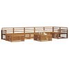vidaXL Ensembles de canap&eacute;s 8 pcs Naturel Bois d'Acacia Massif
