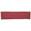 vidaXL Set de coussins de palette 2 pcs Bordeaux 150 x 40 x 8 cm