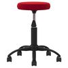 vidaXL Chaise pivotante de bureau Rouge bordeaux Velours