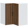 vidaXL Armoire d'angle murale de cuisine Lucca ch&ecirc;ne marron
