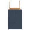 vidaXL Sacs en papier 250 pcs avec poign&eacute;es bleu 32x17x25 cm