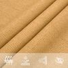 vidaXL Voile d'ombrage 160 g/m&sup2; trap&egrave;ze gris clair 3/4x2 m PEHD