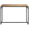 vidaXL Table &agrave; manger 110x55x75 cm bois de manguier massif brut
