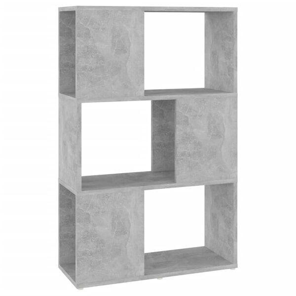vidaXL Biblioth&egrave;que/S&eacute;parateur de pi&egrave;ce Gris 60x24x94 cm