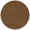 vidaXL Table basse Marron miel &Oslash; 55x45 cm Bois massif de pin