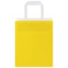vidaXL Sacs en papier 50 pcs avec poign&eacute;es jaune 18x8x22 cm