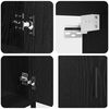 vidaXL Ensemble de mobilier de salle de bain 3 pcs Ch&ecirc;ne noir