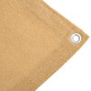 vidaXL Tapis de tente sable 300x400 cm PEHD