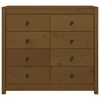 vidaXL Armoire lat&eacute;rale Marron Miel 100x40x90 cm Bois de pin massif