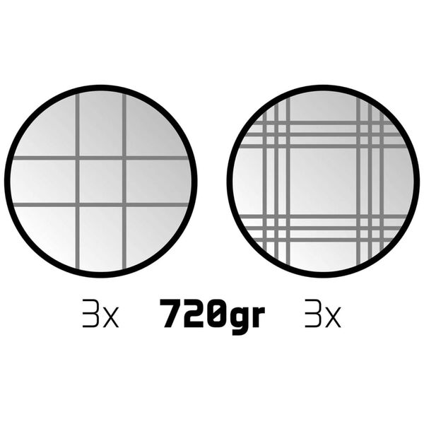 Get & Go Ensemble Jeu De Boules VI 6 boules Argent&eacute; 52JV-CHR-Uni