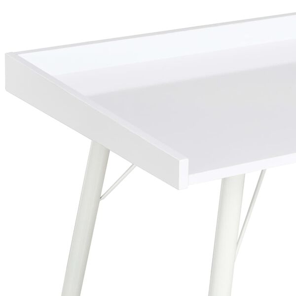 vidaXL Bureau Blanc 90x50x79 cm