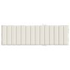 vidaXL Coussin de chaise longue cr&egrave;me m&eacute;lang&eacute; 200x70x4 cm tissu