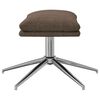 vidaXL Repose-pied Taupe 60x60x35 cm Tissu
