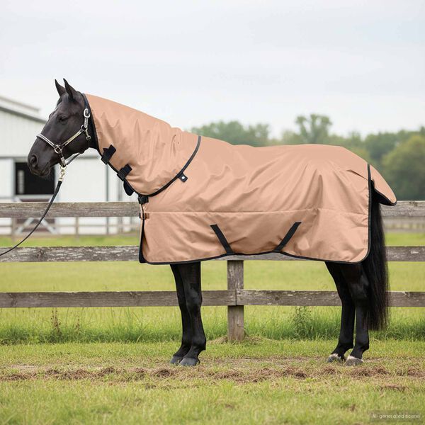 vidaXL Couverture &Eacute;quine Cappuccino 155 cm Polyester