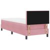 vidaXL Lit &agrave; ressorts avec matelas Rose 80 x 200 cm Velours