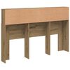 vidaXL Armoire de t&ecirc;te de lit ch&ecirc;ne artisanal 160x19x103,5 cm
