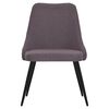 vidaXL Chaises &agrave; manger lot de 4 taupe tissu