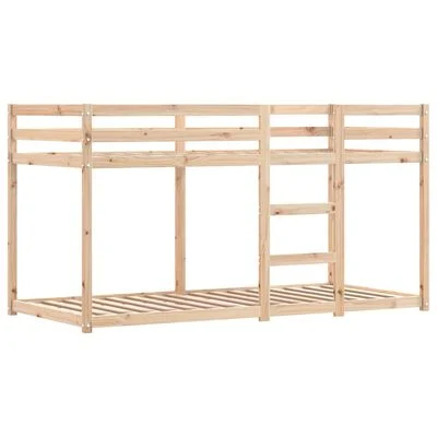 vidaXL Lit superposé sans matelas 75x190 cm bois de pin massif