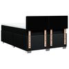 vidaXL Sommier &agrave; lattes de lit avec matelas Noir 160x200 cm Tissu