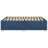 vidaXL Cadre de lit sans matelas bleu 160x200 cm tissu