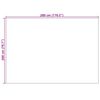 vidaXL Tapis de surface HUARTE Cr&egrave;me et gris 280 x 200 cm Polyester