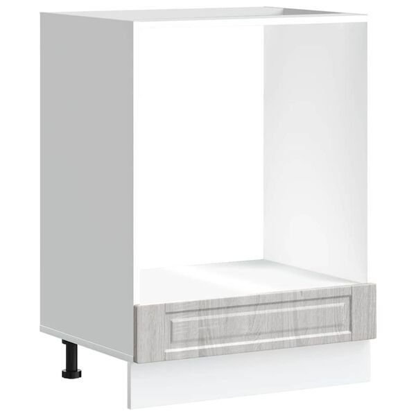 vidaXL Armoire &agrave; four Porto sonoma gris bois d'ing&eacute;nierie