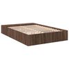 vidaXL Cadre de lit sans matelas ch&ecirc;ne marron 120x200 cm