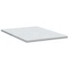 vidaXL Surmatelas Blanc 140 x 190 cm Tissu jacquard