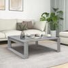 vidaXL Table basse Sonoma gris 100x100x35 cm Bois d'ing&eacute;nierie
