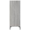 vidaXL Buffet sonoma gris 34,5x32,5x90 cm bois d'ing&eacute;nierie
