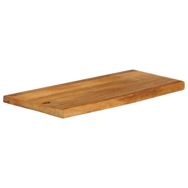 vidaXL Dessus de table à bord vivant 70x20x2,5 cm bois massif manguier