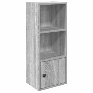 vidaXL Biblioth&egrave;que sonoma gris 31x24x77 cm bois d'ing&eacute;nierie