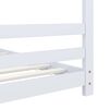 vidaXL Cadre de lit d'enfant Blanc Bois de pin massif 70x140 cm