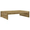 vidaXL Salon de jardin 2 pcs bois de pin imprégné
