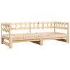 vidaXL Lit coulissant sans matelas 2x(90x190) cm Bois de pin massif