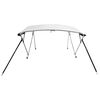 vidaXL Toit bimini à 4 arceaux parois en maille 243x(185-198)x137 cm