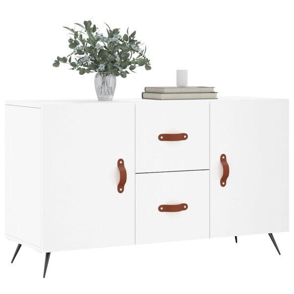 vidaXL Buffet blanc 100x36x60 cm bois d'ing&eacute;nierie