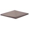 vidaXL Housse de Gazebo Taupe 300 x 300 cm Polyester et Acier