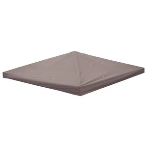 vidaXL Housse de Gazebo Taupe 300 x 300 cm Polyester et Acier