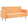 vidaXL Canap&eacute; Tissu Orange