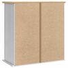 vidaXL Armoire suspendue Corona Blanc 70 x 33 x 71,5 cm Pin massif