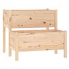 vidaXL Jardini&egrave;re 84,5x84x75 cm Bois massif de pin