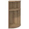 vidaXL Table d'appoint Ch&ecirc;ne artisanal 29,6 x 29,6 x 60 cm