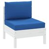 vidaXL Coussins de palette lot de 2 bleu tissu oxford