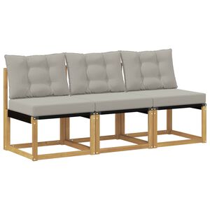 vidaXL 3 Pi&egrave;ce Sofa de milieu ext&eacute;rieur