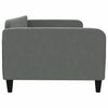 vidaXL Lit de repos gris fonc&eacute; 100x200 cm tissu